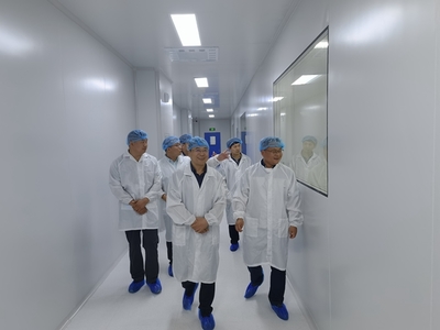 中国电子科技集团第十一研究所领导到有研国晶辉调研交流