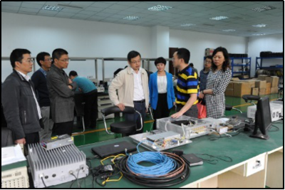 中国电子科技集团第30研究所所长一行参观访问公司