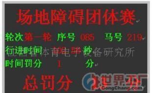 批发马术场地障碍、盛装舞步计时记分系统_运动、休闲_世界工厂网中国产品信息库